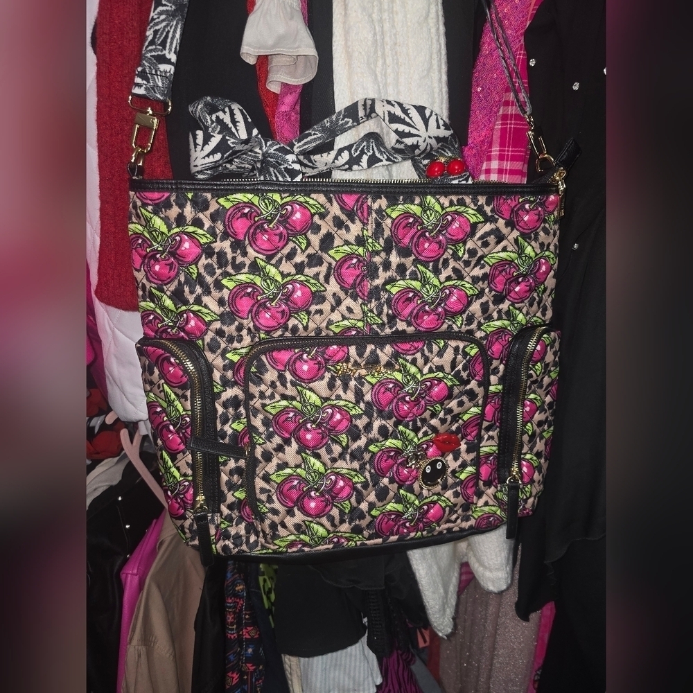 Y2k Vintage Betsey Johnson Cherry Tote